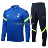 Tottenham Hotspur Sweatshirts Anzüge Suit Quarter-zip 2022-23 Blaue Für Herren